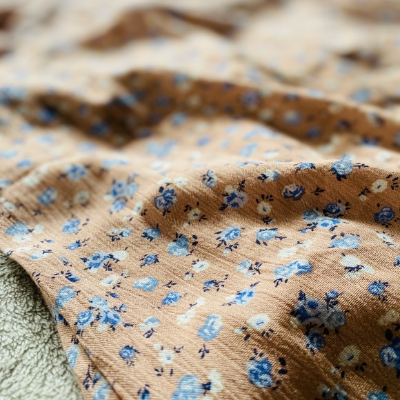 Floral Square-Neck Midi Dress - Picture 6 of 7